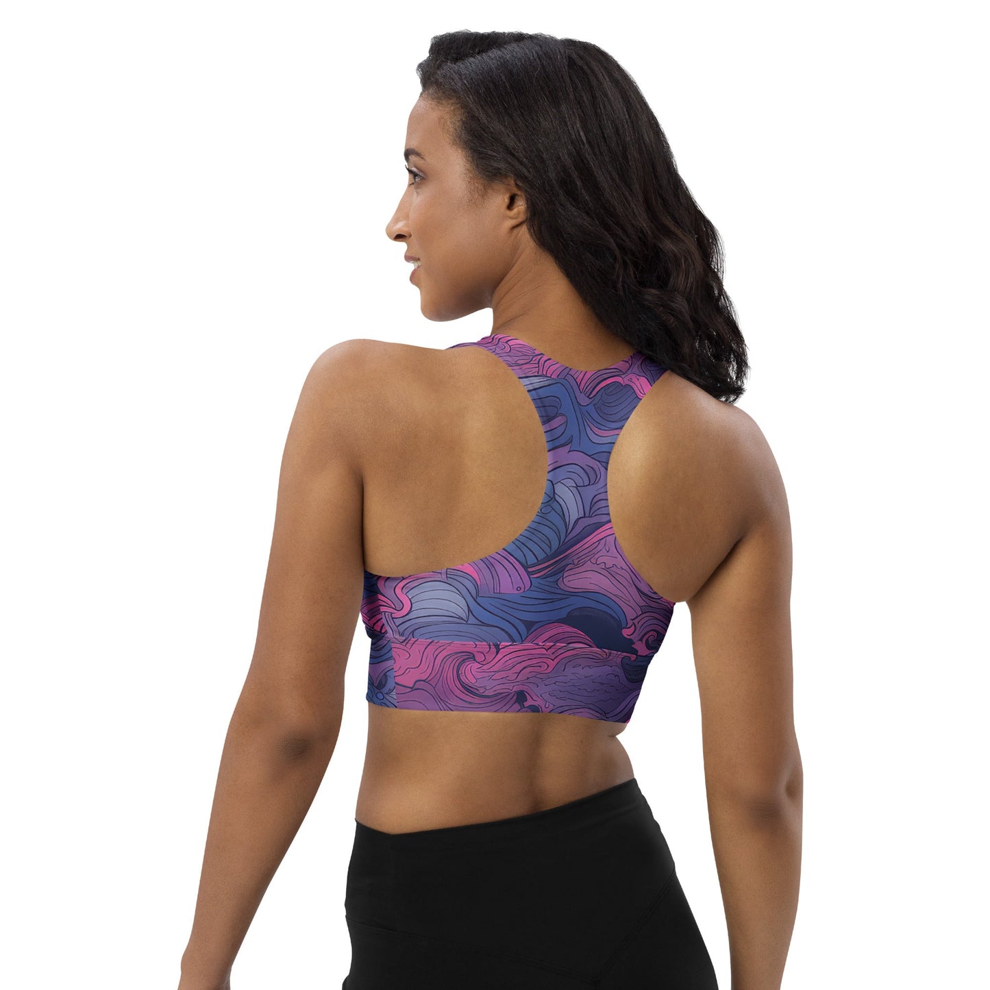 Longline sports bra - Sea Titan Paddleboards - Longline sports bra